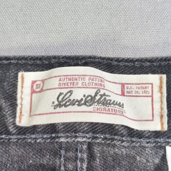Vintage Signature by Levi Strauss jeans men's size W36/L32 black straight leg - Picture 6 of 14